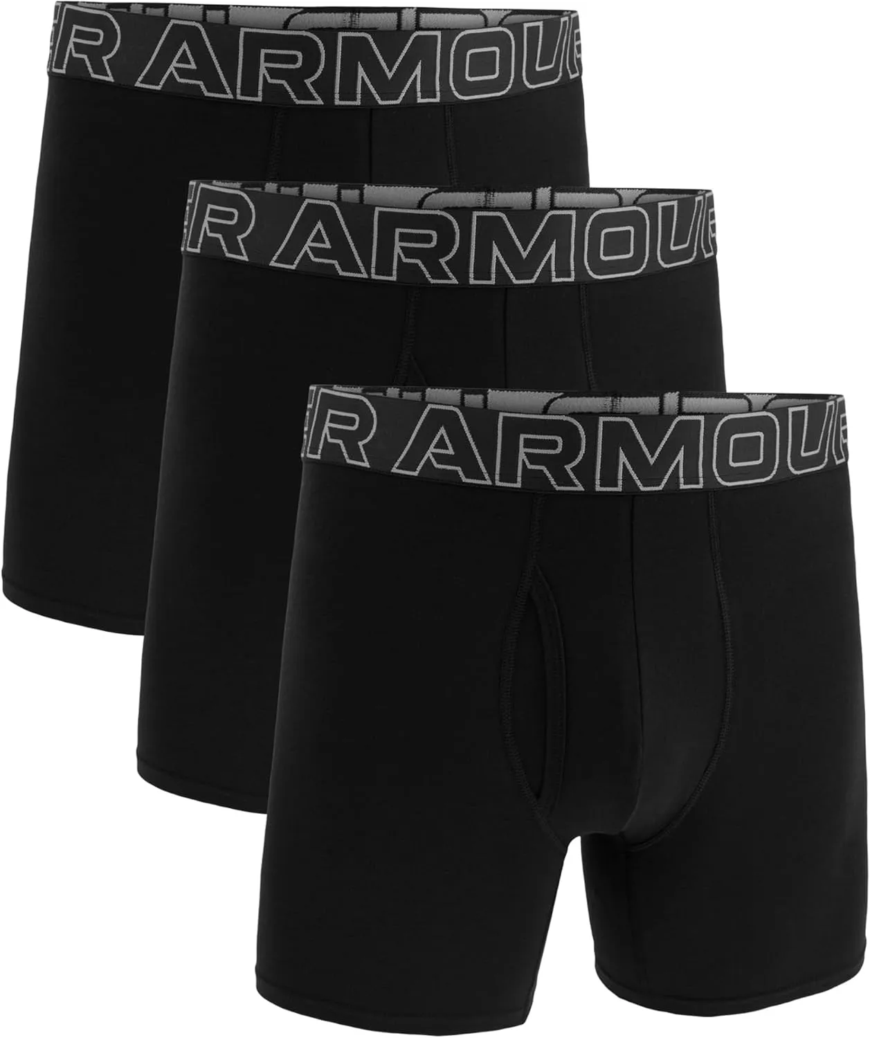 3-pack Performance Cotton Boxer Brief, 6" Inseam, All-day Comfort & Ultra-soft