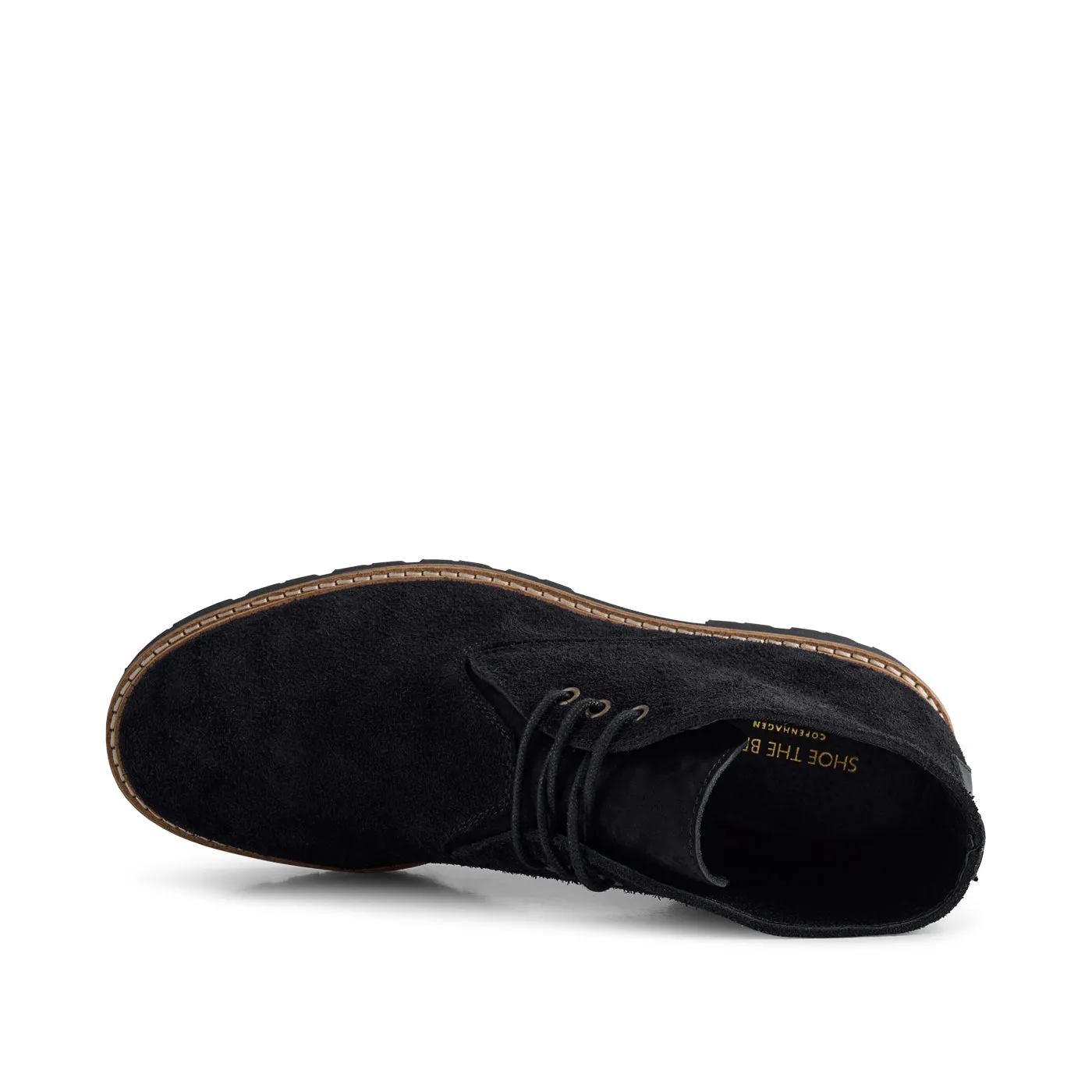 Arc støvle ruskind - BLACK