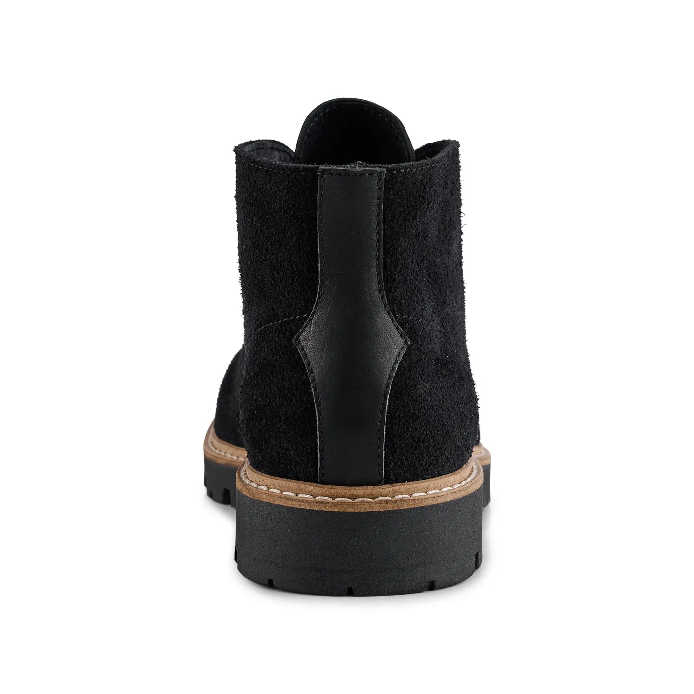 Arc støvle ruskind - BLACK