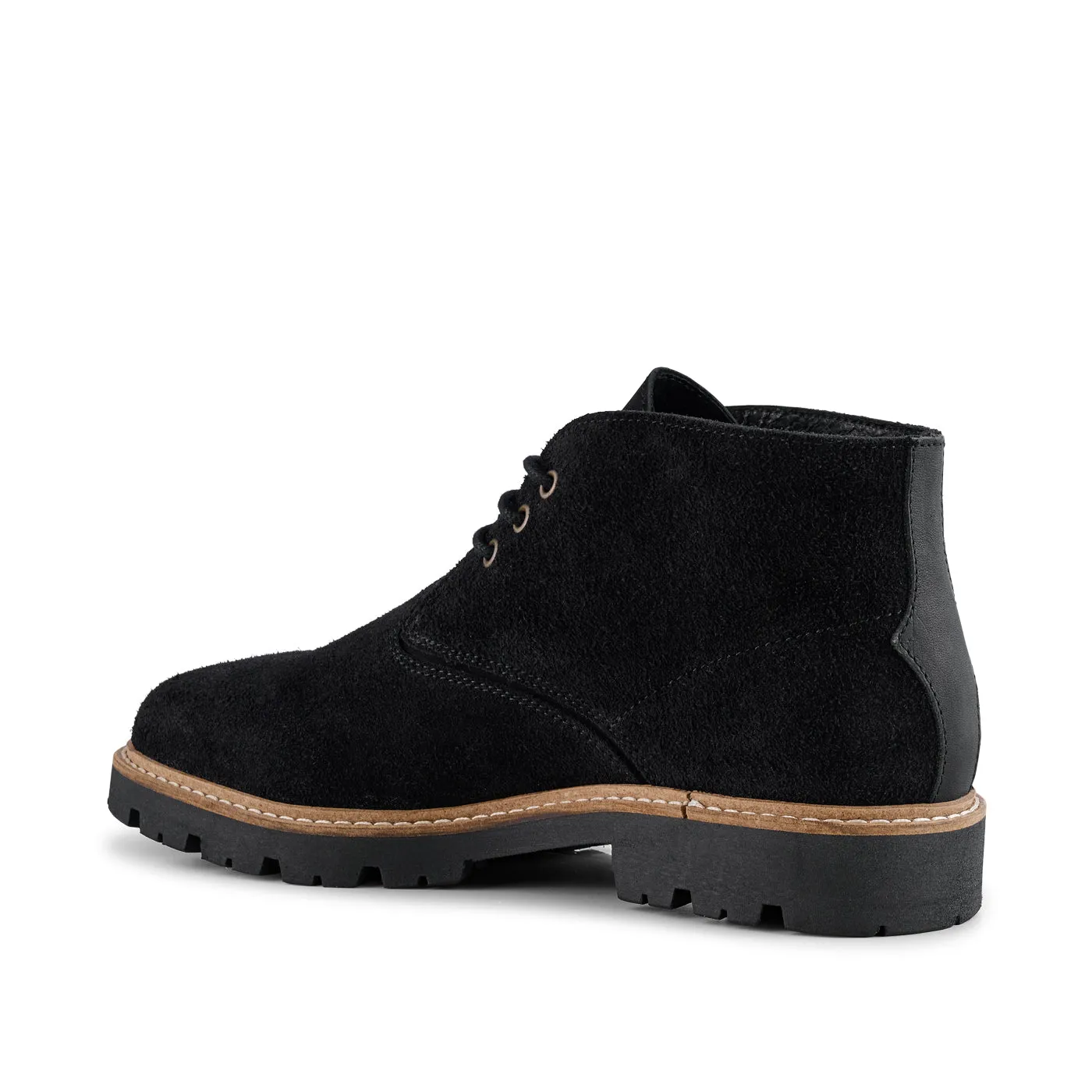 Arc støvle ruskind - BLACK