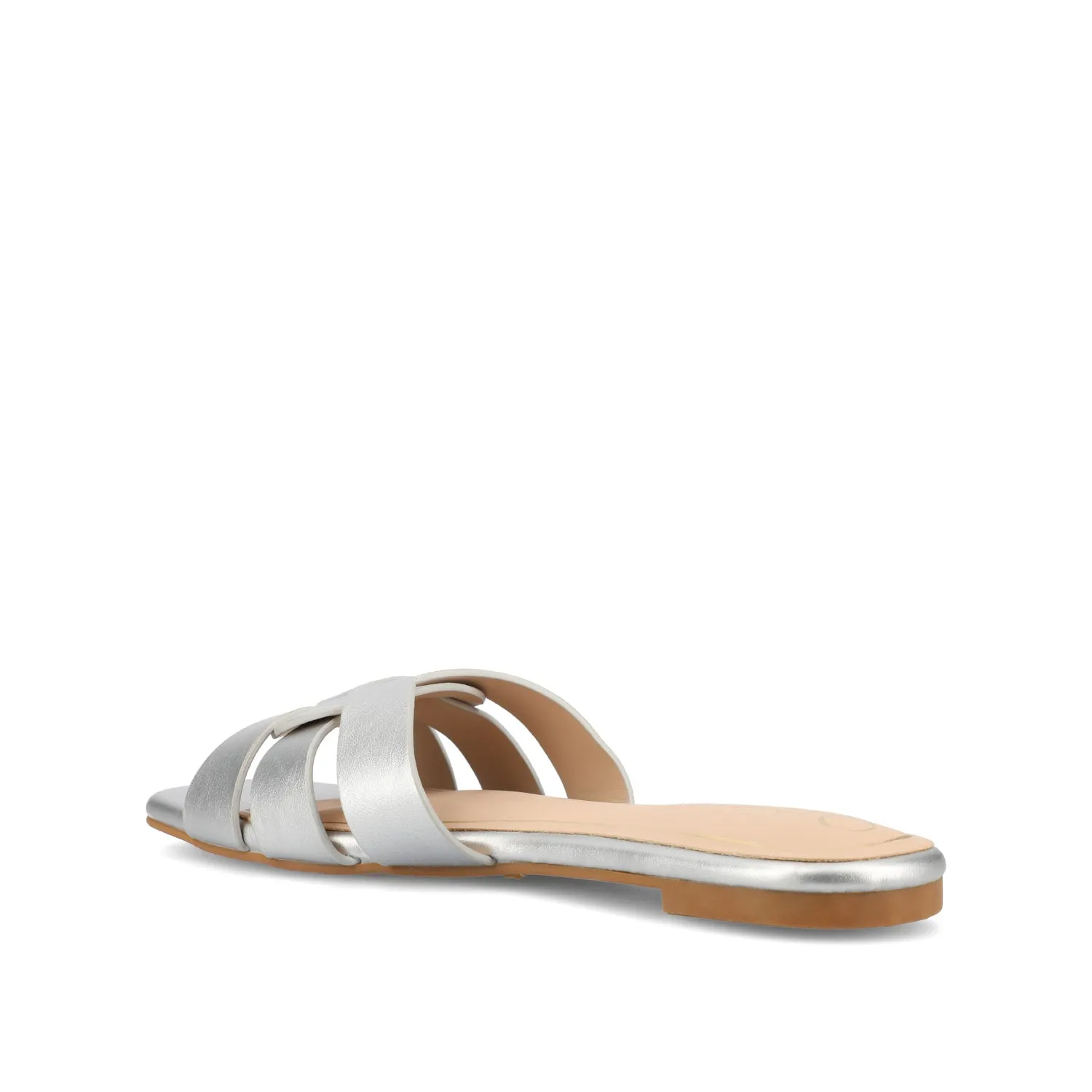 ARRINA SLIDE SANDALS IN BASIC PATENT