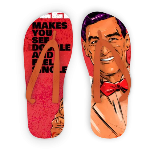 BEER POSTER Kids Flip Flops