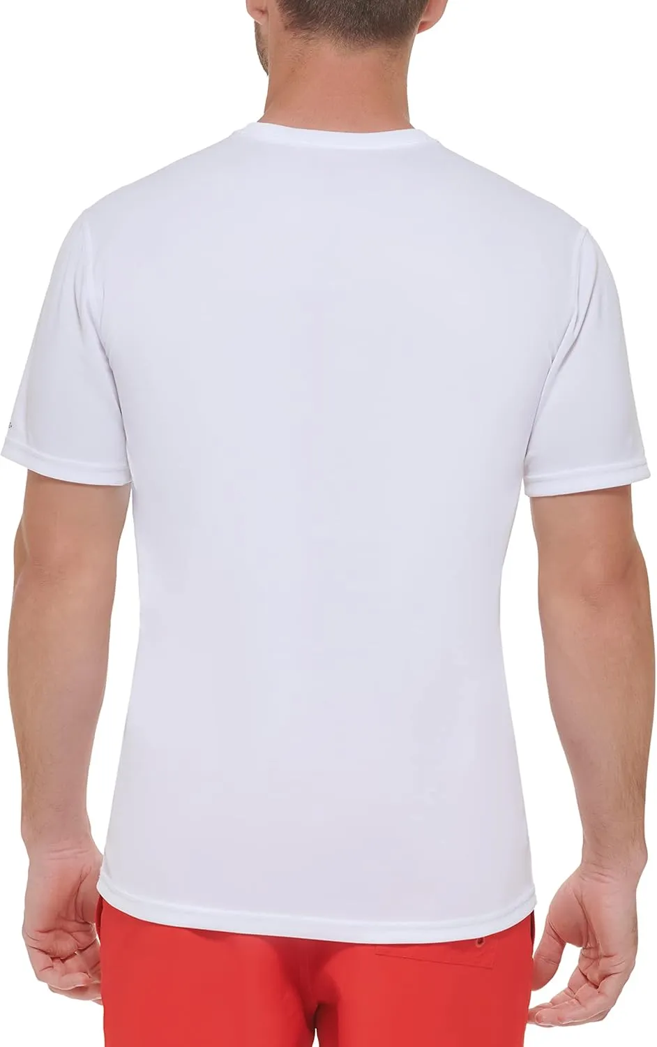 Calvin Klein Men's Standard Light Weight Quick Dry Short Sleeve 40  UPF Protection Active Top