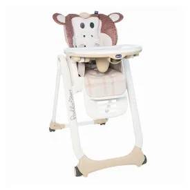 CHICCO POLLY 2 START HIGHCHAIR 0M-3Y MONKEY