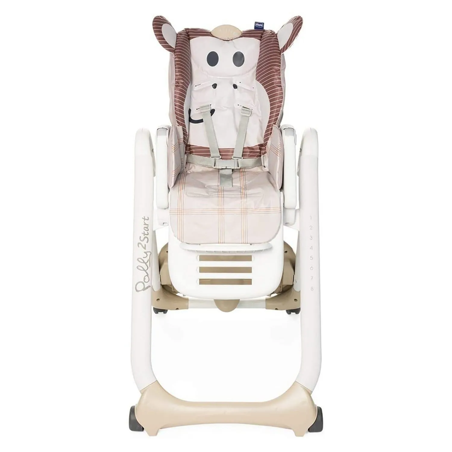 CHICCO POLLY 2 START HIGHCHAIR 0M-3Y MONKEY
