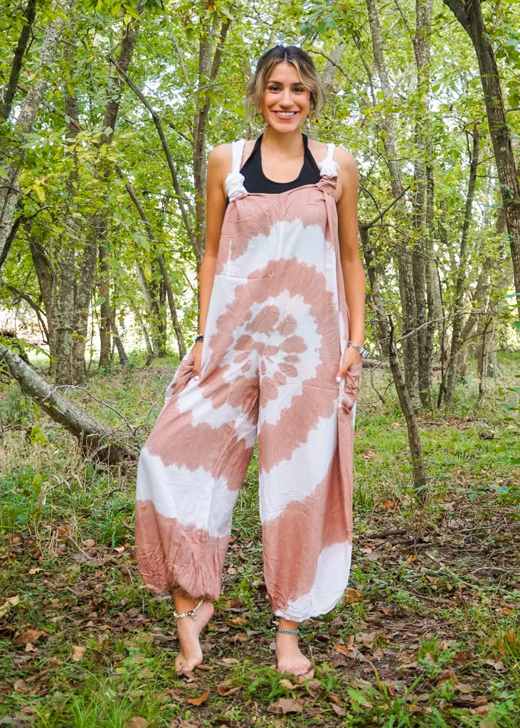 Desert Festival Racerback Dungarees Jumpsuit Romper