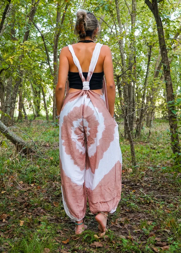 Desert Festival Racerback Dungarees Jumpsuit Romper
