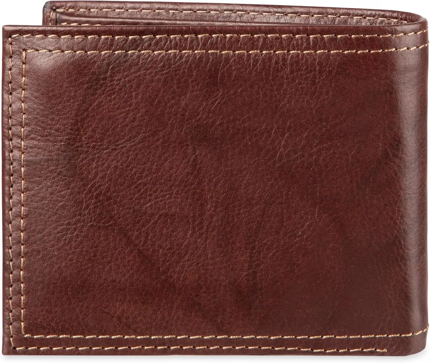 Dockers Men's Bifold Leather Wallet-Thin Slimfold Extra Capacity