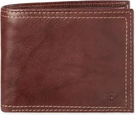 Dockers Men's Bifold Leather Wallet-Thin Slimfold Extra Capacity