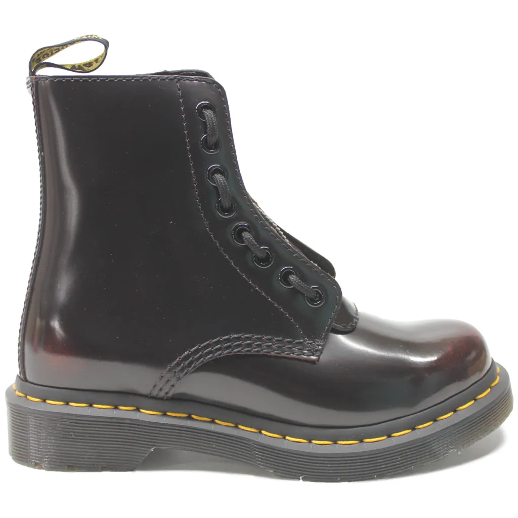 Dr. Martens 1460 Pascal Front Zip Arcadia Leather Women's Ankle Boots