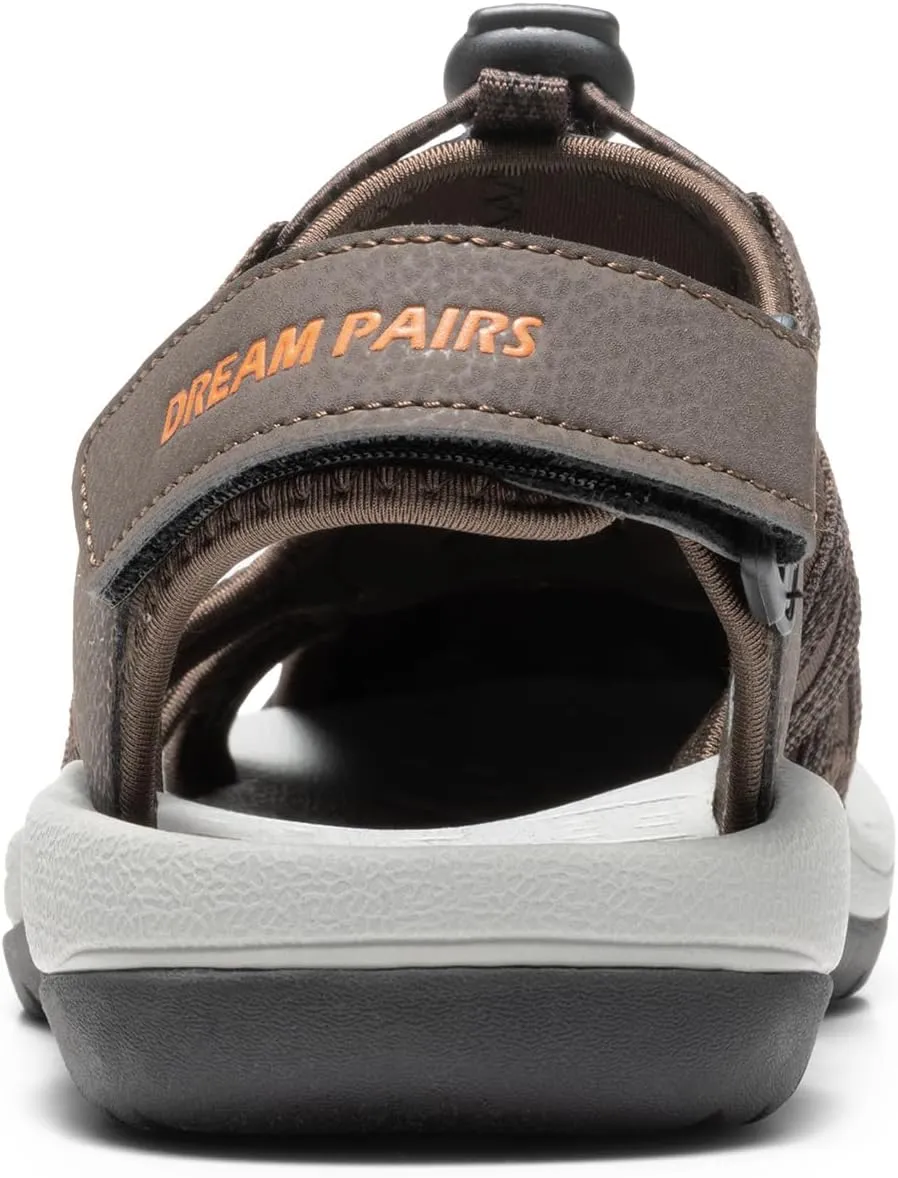 DREAM PAIRS Men's 160912-M-NEW Adventurous Summer Outdoor Sandals