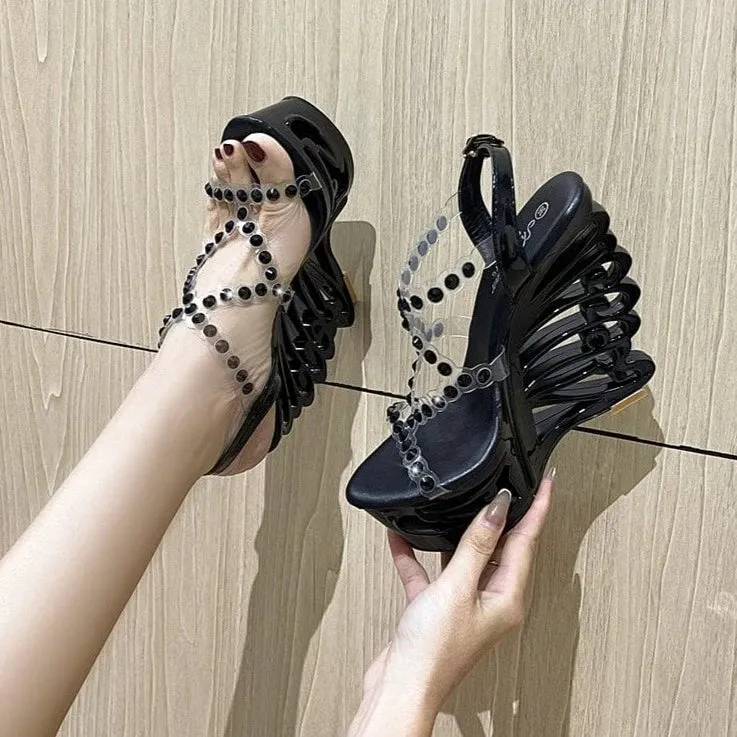 Fairy Wedge High Heel Pumps