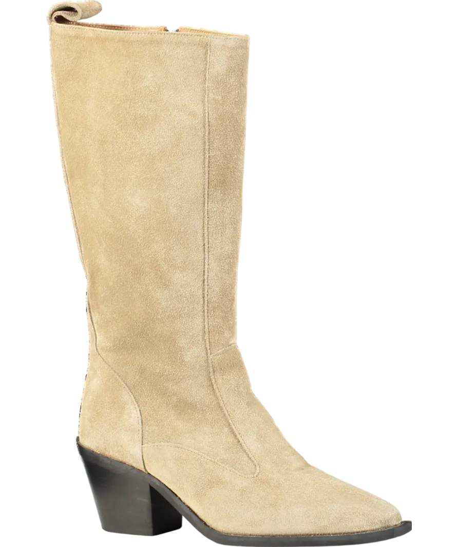 Flattered Beige Carla Suede Boots UK 5 EU 38 👠