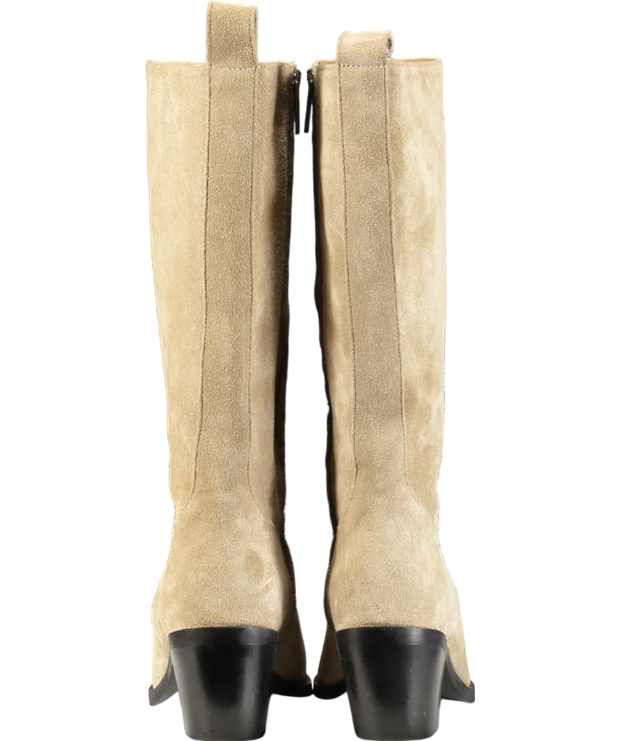 Flattered Beige Carla Suede Boots UK 5 EU 38 👠