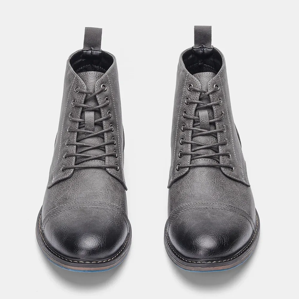 Funki Buys | Boots | Men's Faux Leather Smart Dress Boots