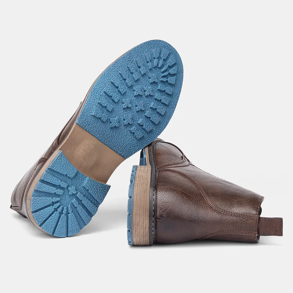 Funki Buys | Boots | Men's Faux Leather Smart Dress Boots