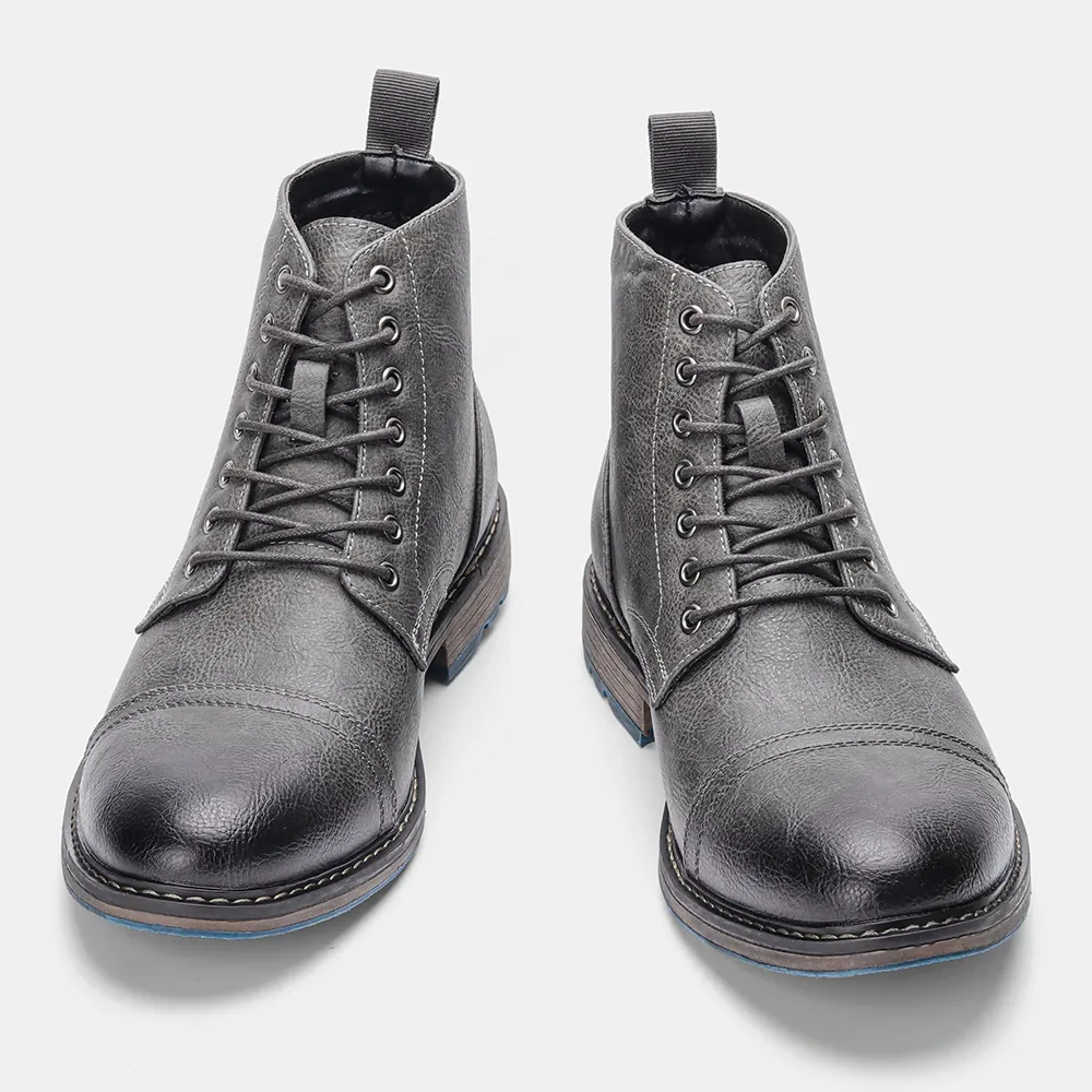 Funki Buys | Boots | Men's Faux Leather Smart Dress Boots