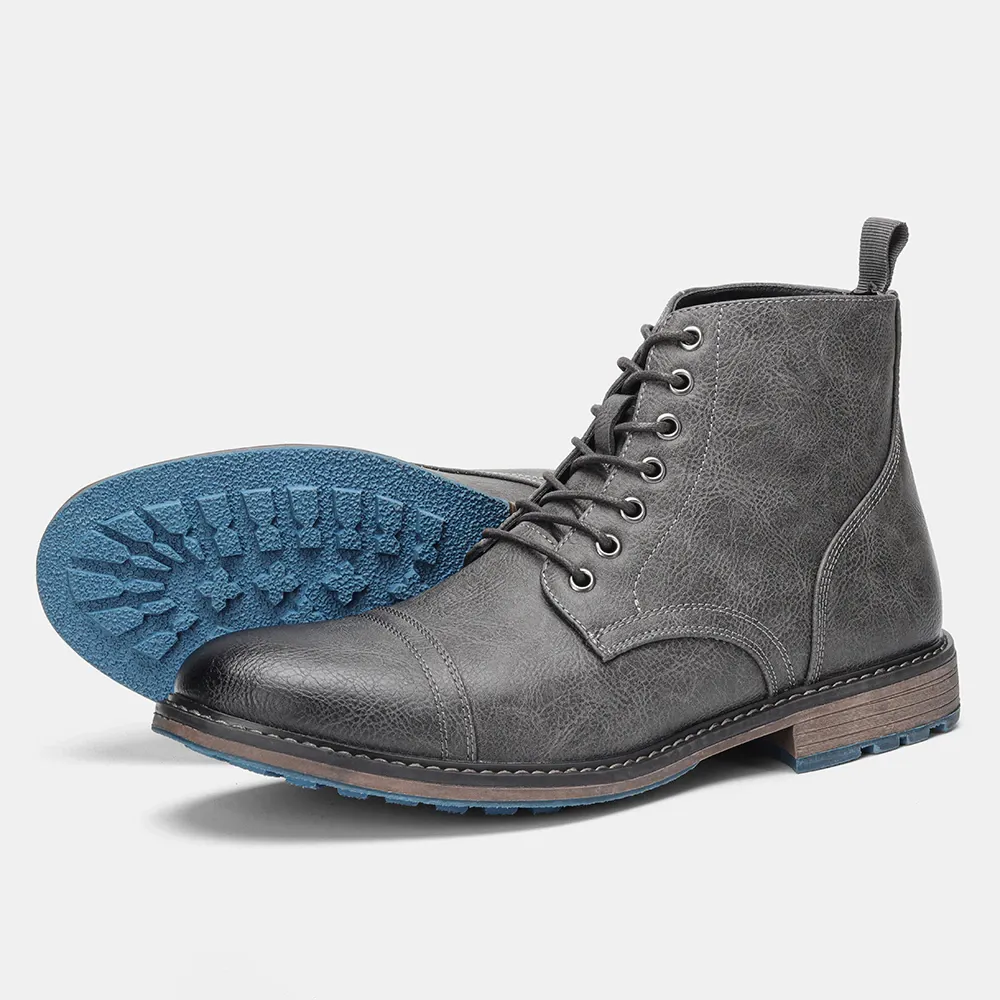 Funki Buys | Boots | Men's Faux Leather Smart Dress Boots