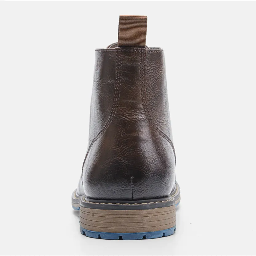 Funki Buys | Boots | Men's Faux Leather Smart Dress Boots