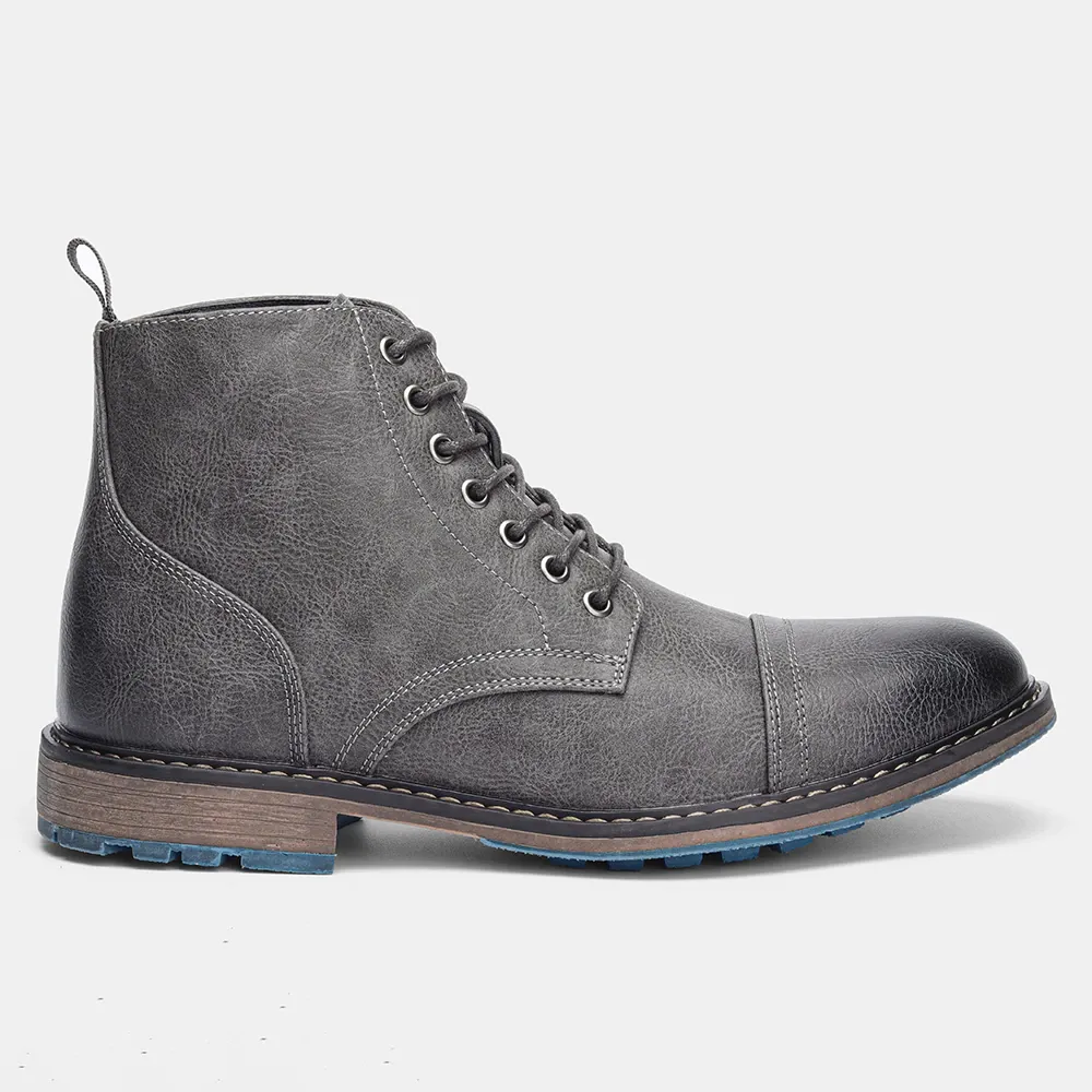 Funki Buys | Boots | Men's Faux Leather Smart Dress Boots