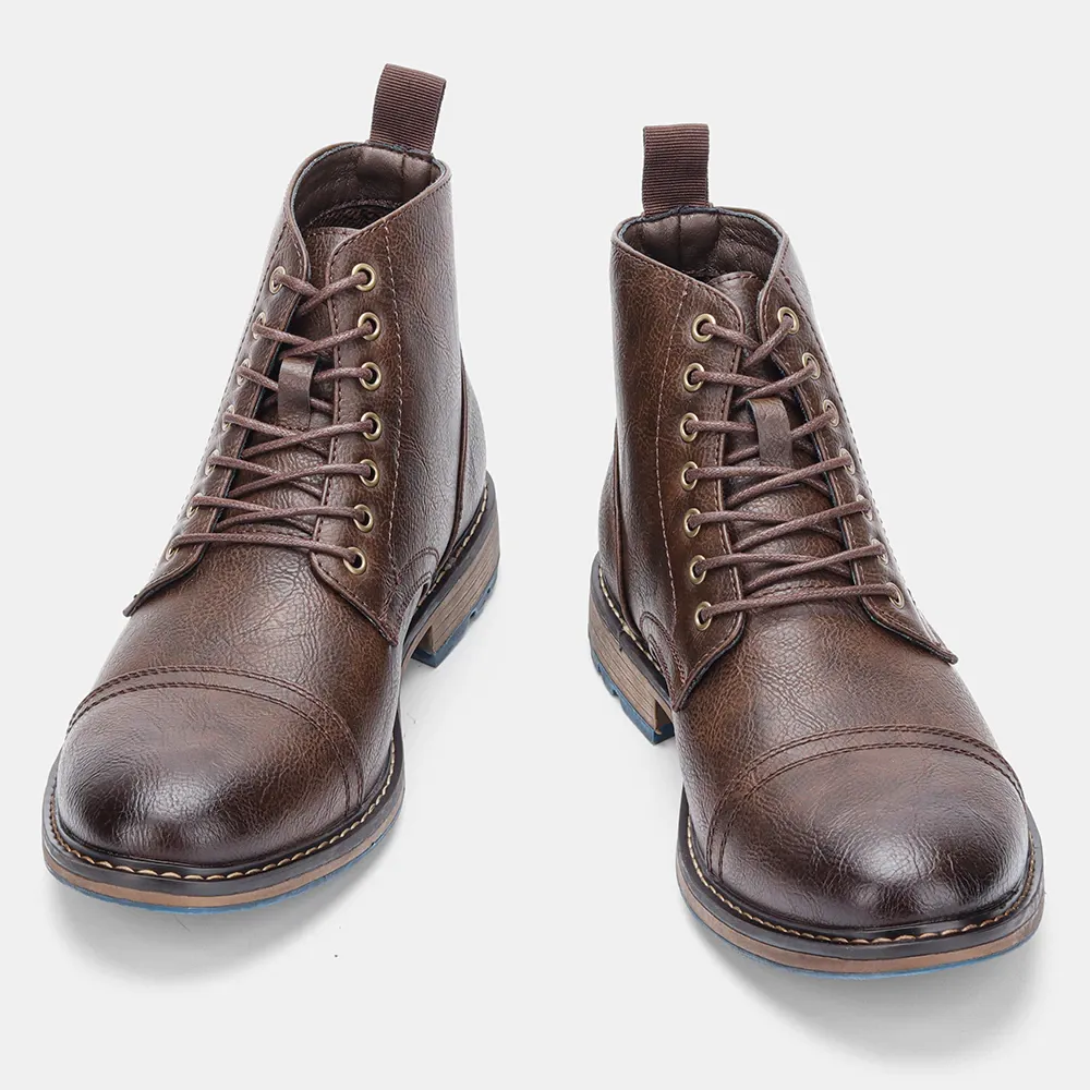 Funki Buys | Boots | Men's Faux Leather Smart Dress Boots