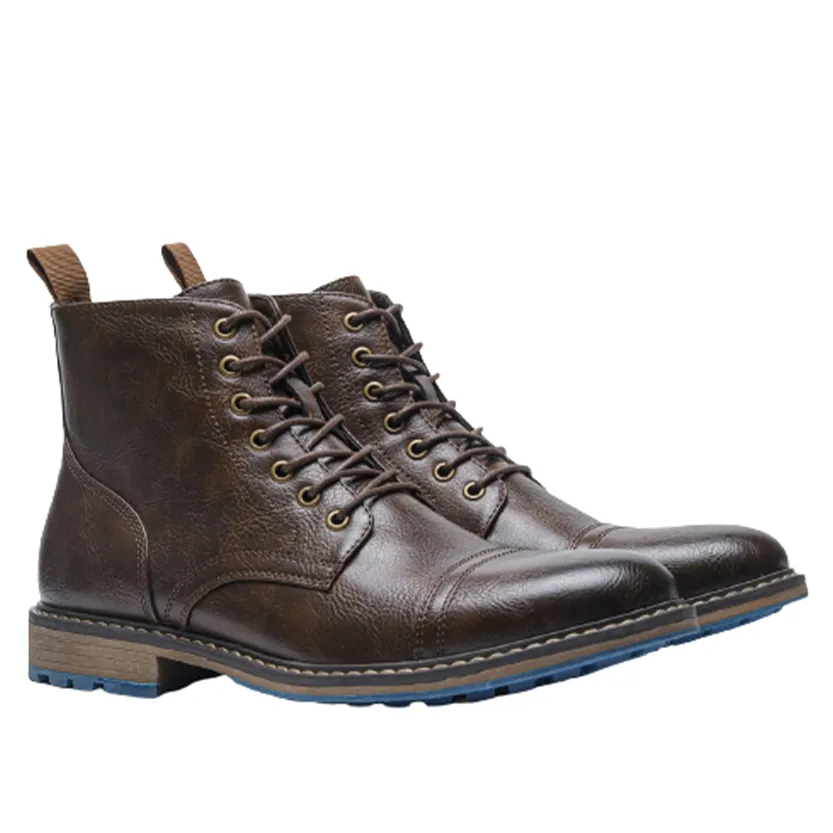 Funki Buys | Boots | Men's Faux Leather Smart Dress Boots