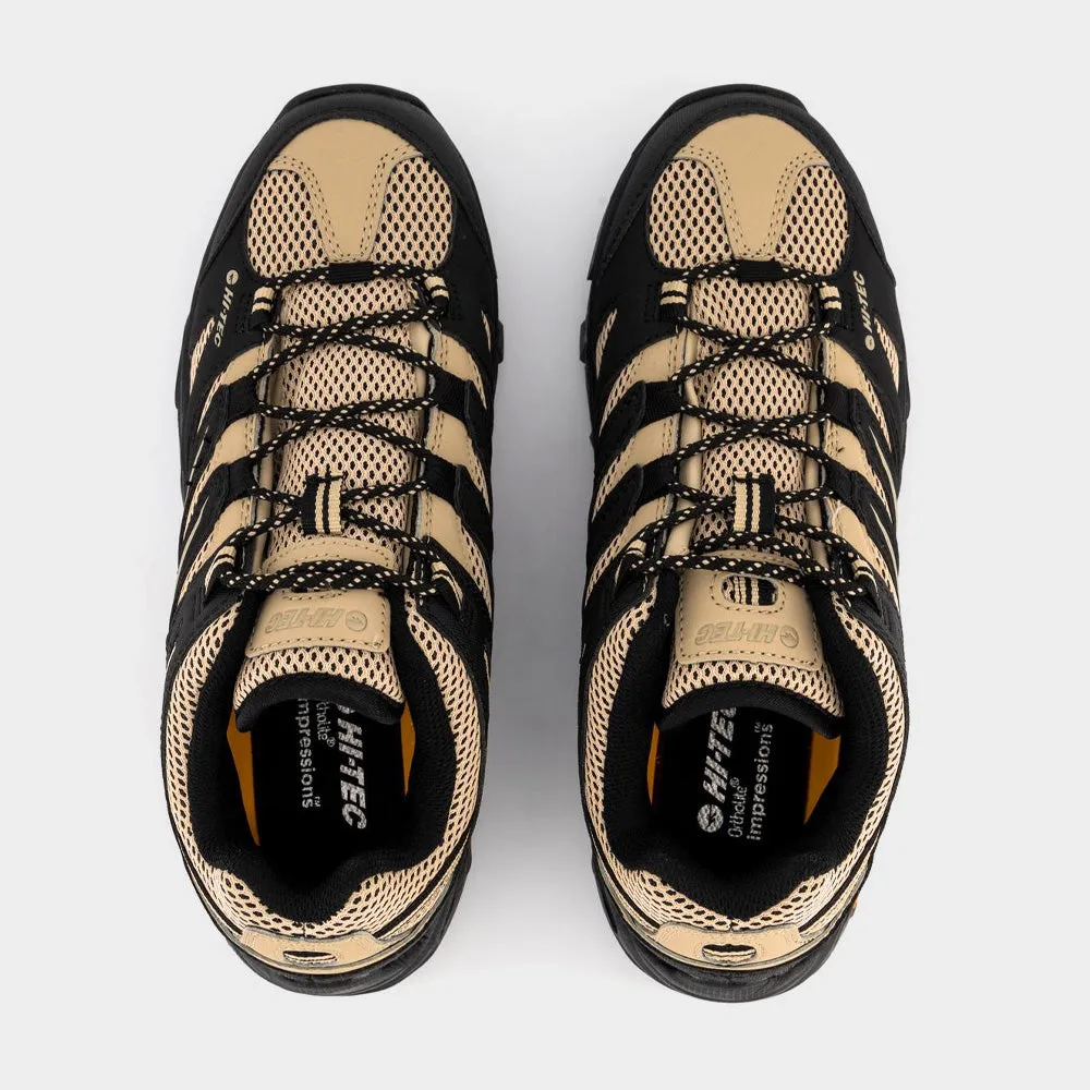 Hi-Tec Mens Tarantula Low Outdoor Sneaker Beige/Black _ 183748 _ Beige