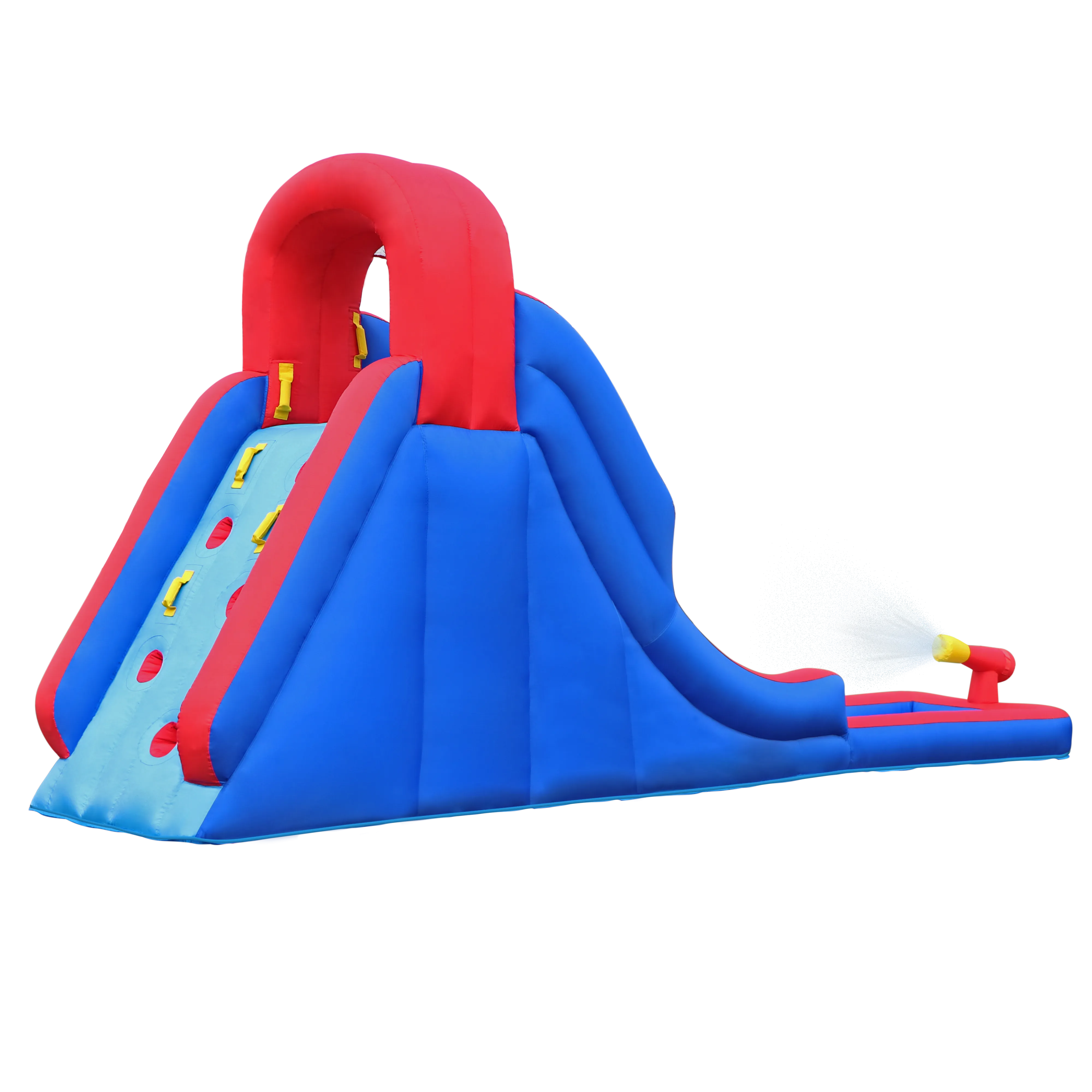 Inflatable Water Slide with Built-In Water Gun