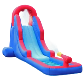 Inflatable Water Slide with Built-In Water Gun