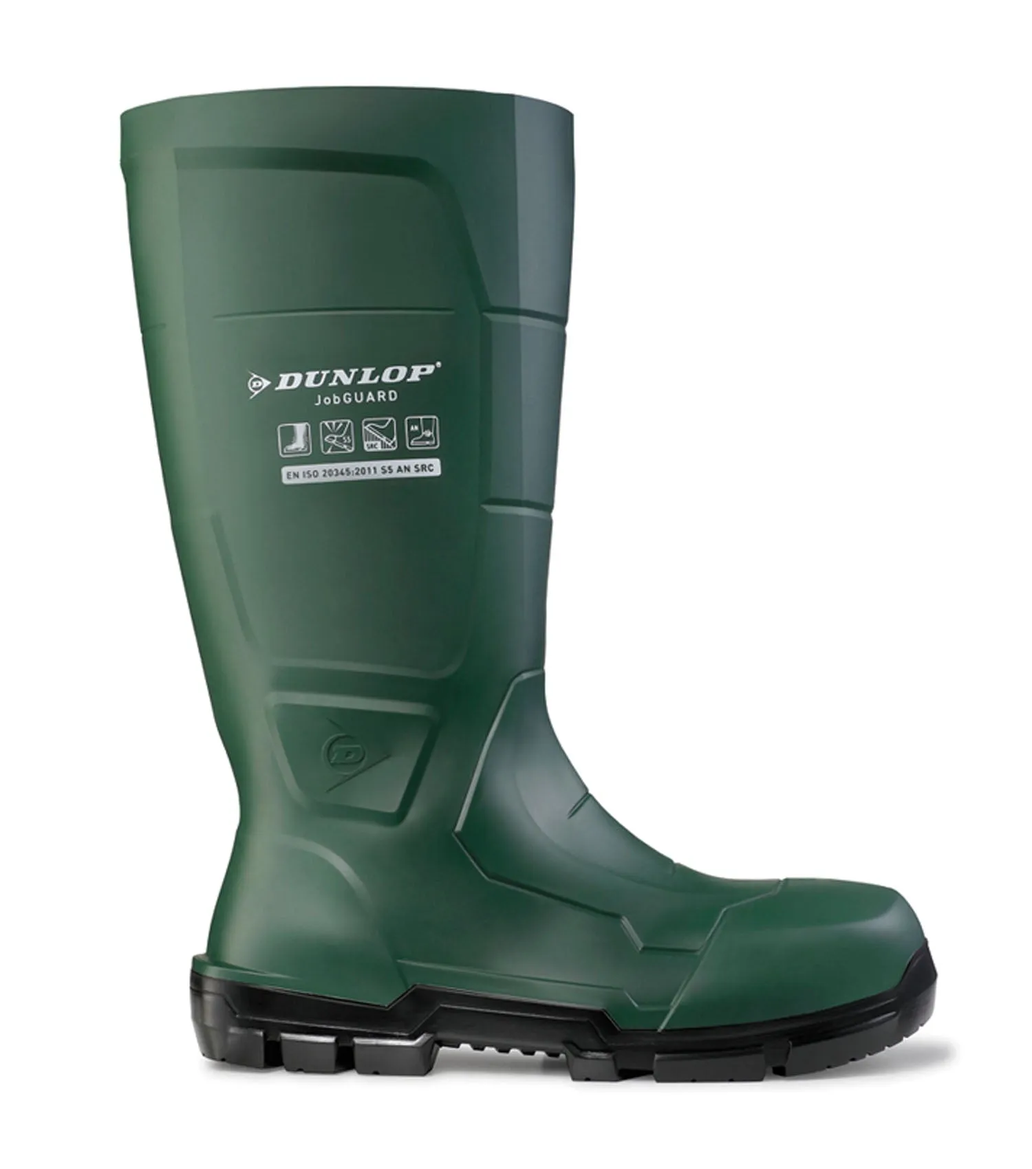 Jobguard, Green | Heavy Duty Waterproof PVC Rain Boots.