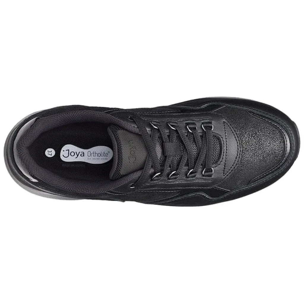 Joya Tina II Full grain Velour Leather Women's Wide Trainers