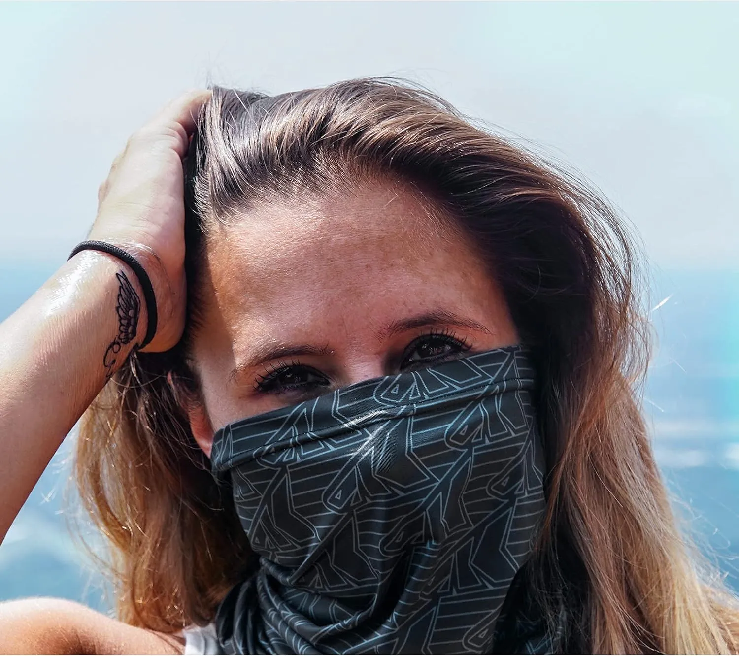KastKing Sol Armis Neck Gaiter - UPF 50 Face Mask - UV Sun Protection Mask for Men & Women, Fishing, Hiking