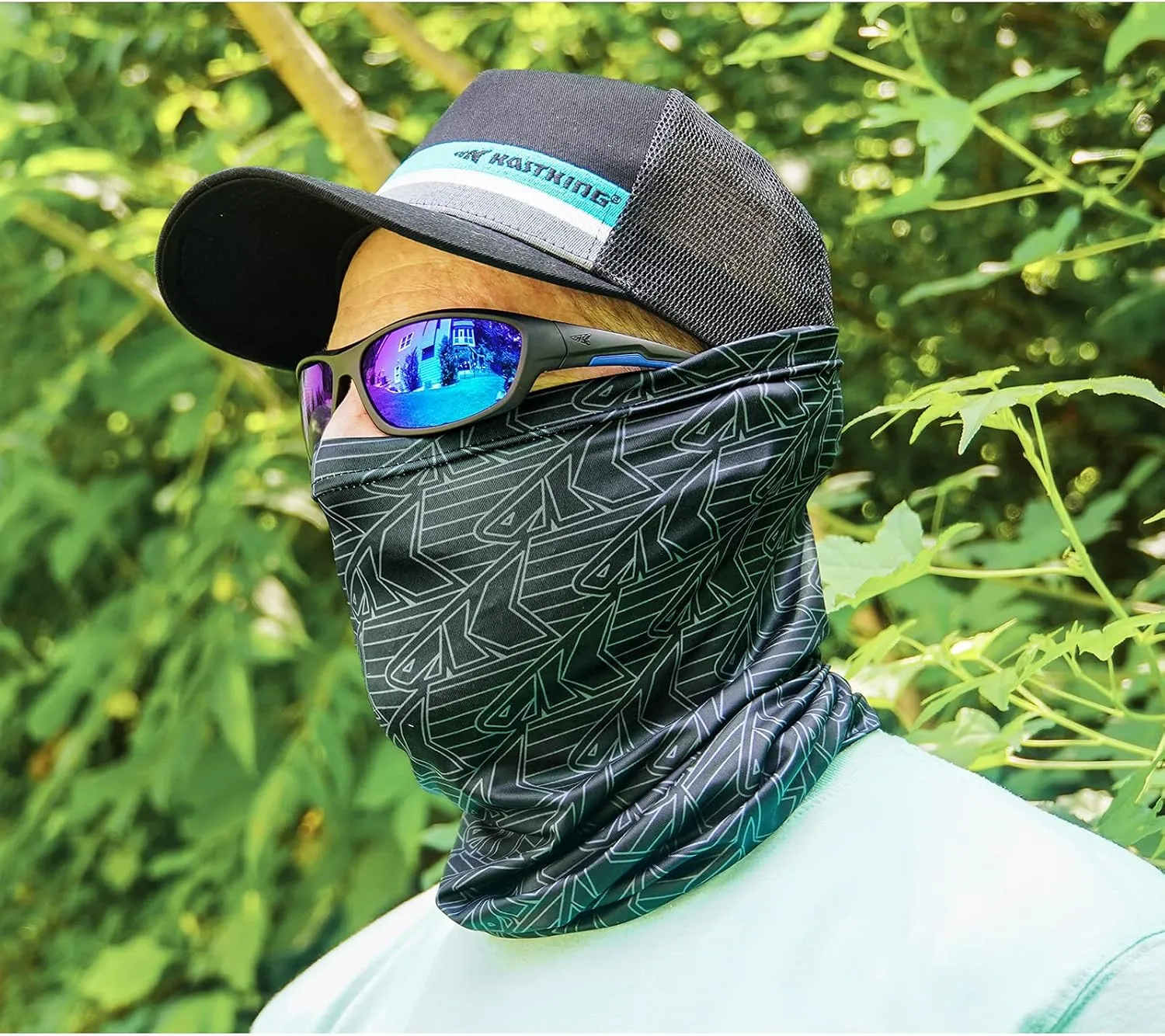 KastKing Sol Armis Neck Gaiter - UPF 50 Face Mask - UV Sun Protection Mask for Men & Women, Fishing, Hiking