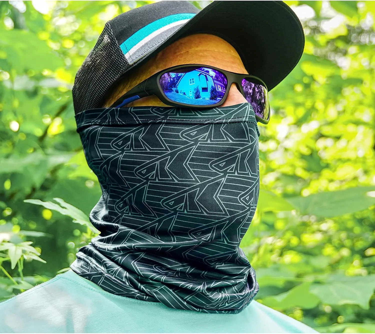 KastKing Sol Armis Neck Gaiter - UPF 50 Face Mask - UV Sun Protection Mask for Men & Women, Fishing, Hiking