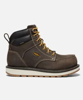 Keen Utility Men's Cincinnati Waterproof Composite Toe Work Boots - Dark Chocolate