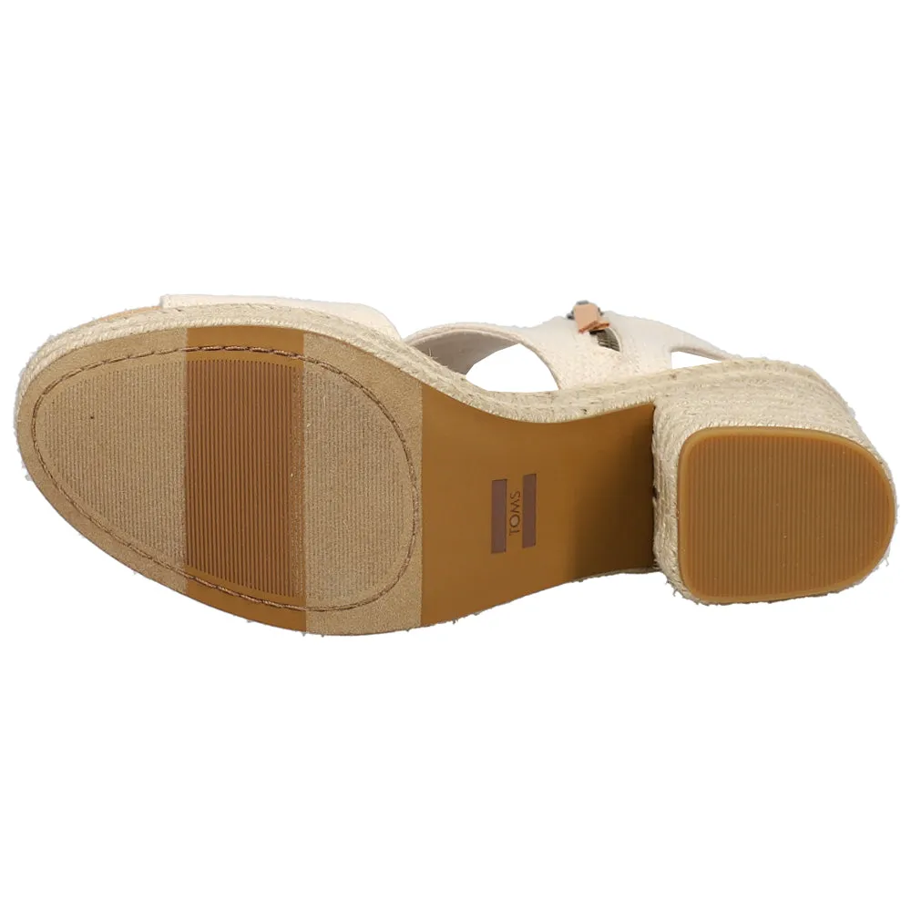 Majorca Espadrille Rope Block Heel Sandals