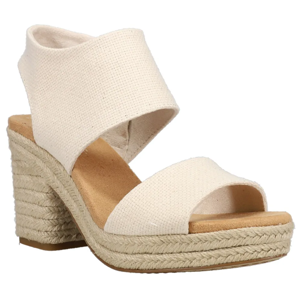 Majorca Espadrille Rope Block Heel Sandals