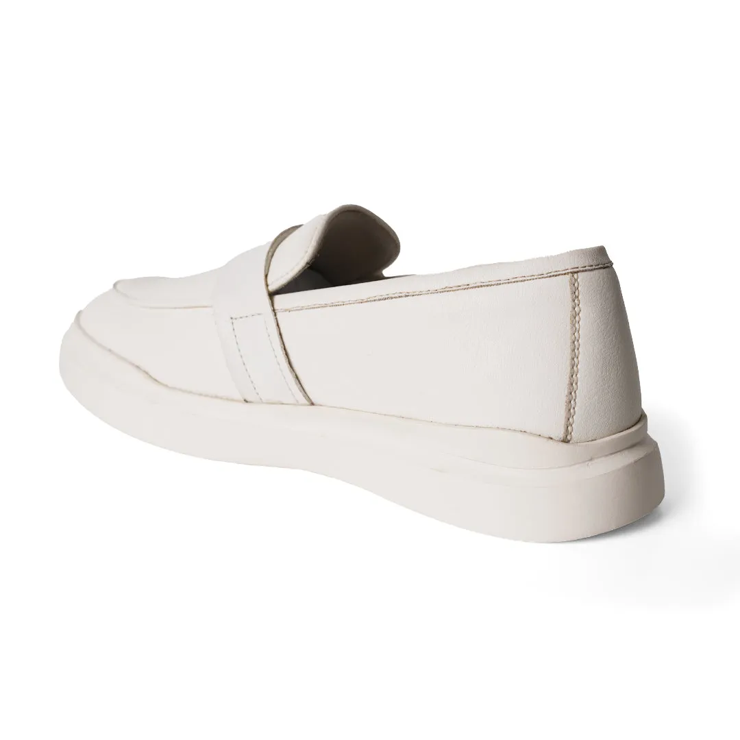 Monkstory Minimal Slip-On Sneakers - White