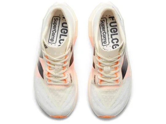 New Balance | FuelCell SuperComp Elite v4 | Women's | White/Angora/Hot Mango