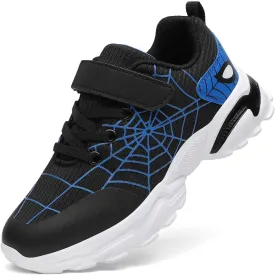 Nihaoya Kids Athletic Shoes Breathable Lightweight Sneakers for Boys & Girls Non-Slip Running Tennis Shoes with Web Pattern Design & Flexible Sole