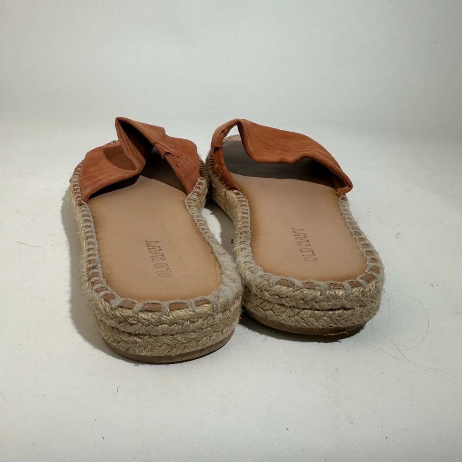 Old Navy Faux Suede Espadrille Slide Sandal