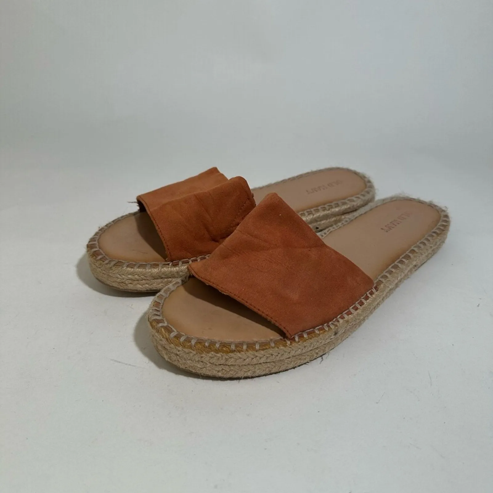 Old Navy Faux Suede Espadrille Slide Sandal