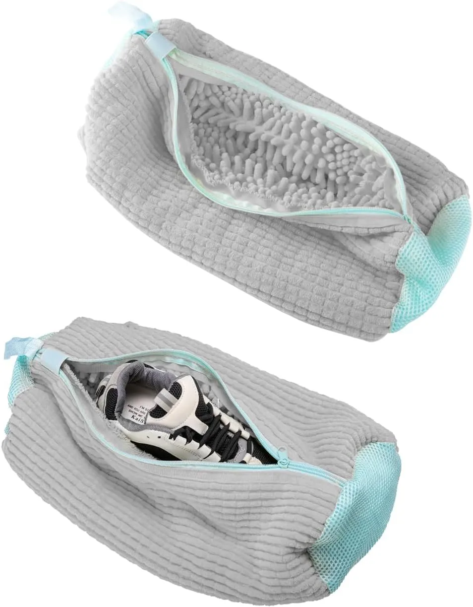 Reusable Shoe Washing Machine Bag?C 2 Pack, Versatile Laundry Shoe Bag for Washer and Dryer