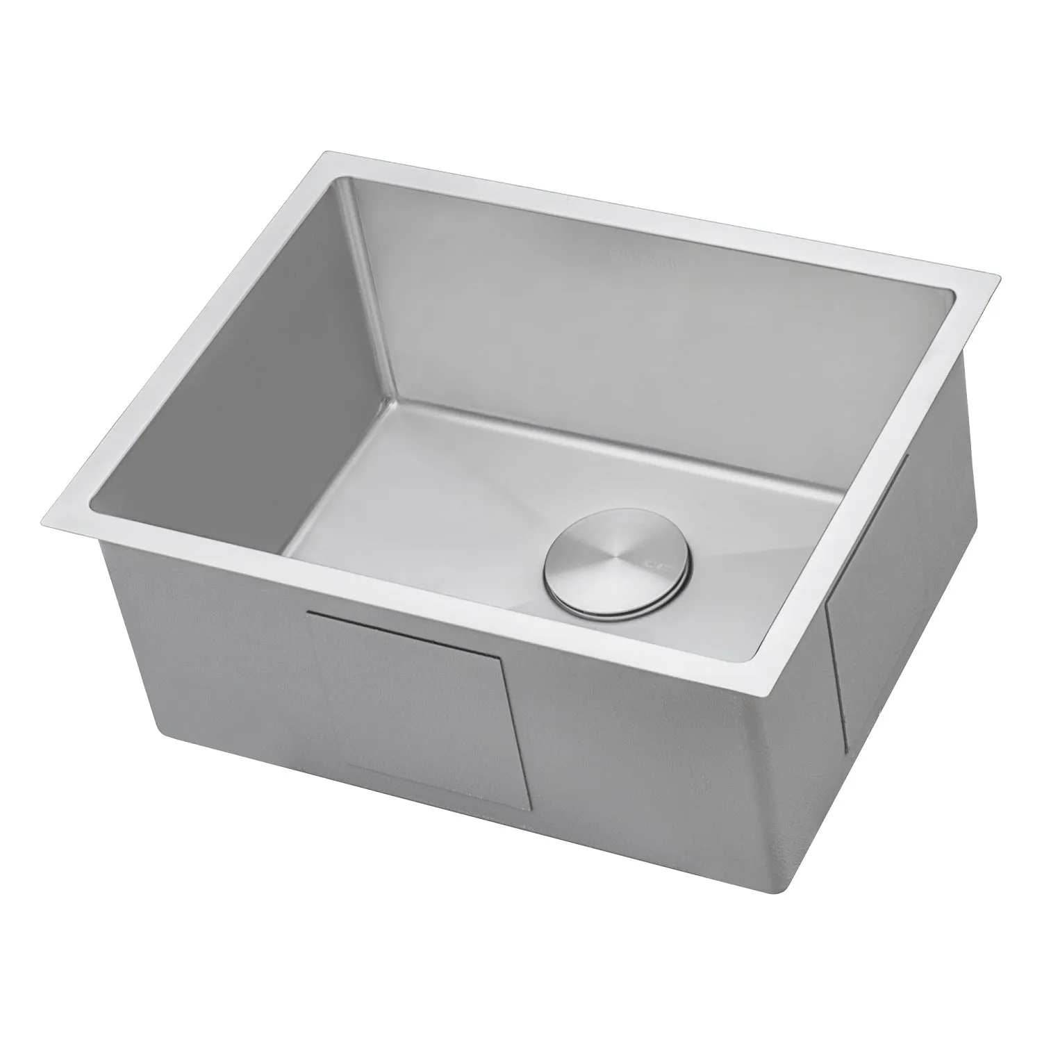 Ruvati 23" x 18" x 12" Deep Laundry Utility Sink Tight Radius Undermount 16 Gauge Stainless Steel - RVU6125