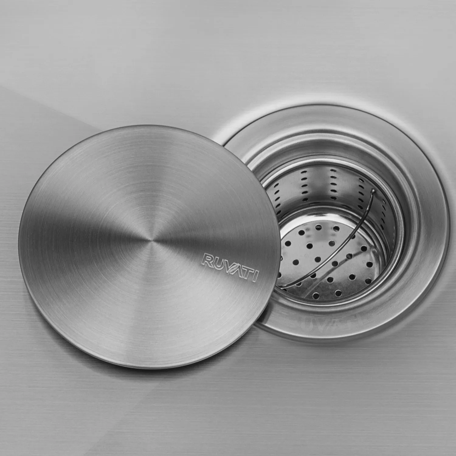 Ruvati 23" x 18" x 12" Deep Laundry Utility Sink Tight Radius Undermount 16 Gauge Stainless Steel - RVU6125