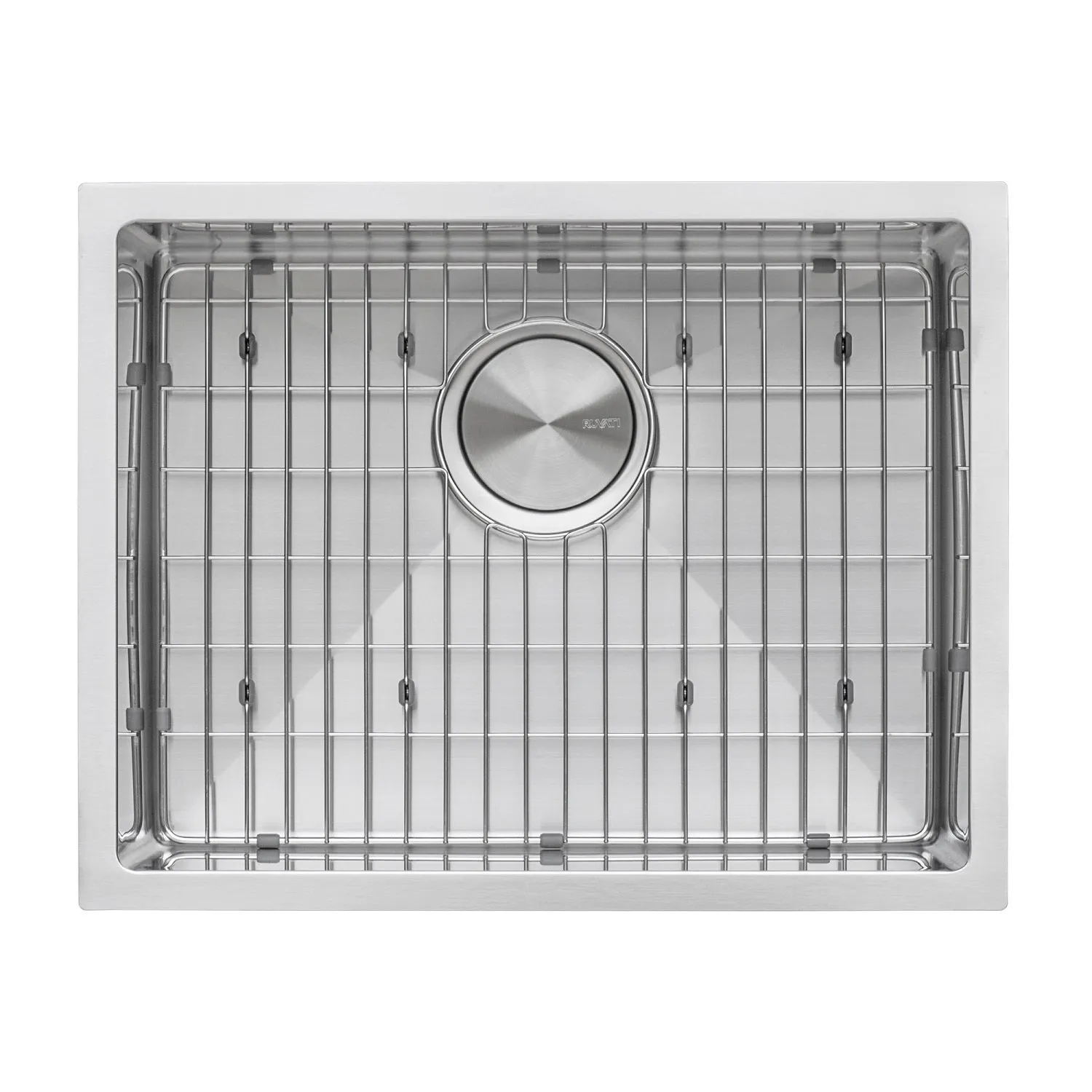 Ruvati 23" x 18" x 12" Deep Laundry Utility Sink Tight Radius Undermount 16 Gauge Stainless Steel - RVU6125