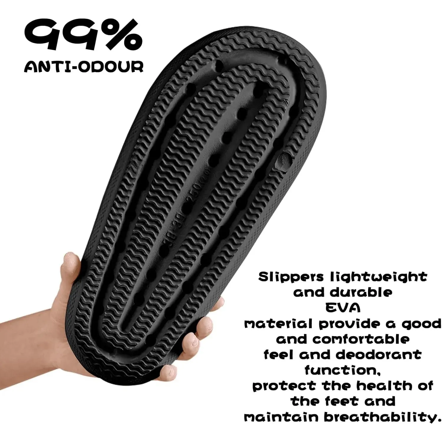 SROTER Cloud Sliders Non-Slip Soft Flip Flops for Men and Women – Thick Sole Shower Bathroom Slippers