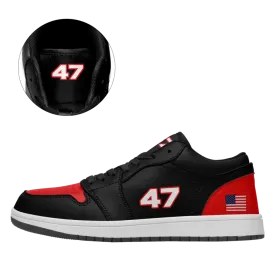 Unique Gift,Personalized 47 Trump Sneakers, Custom Colorful Low Top Shoes, Fashion and Comfort Shoes
